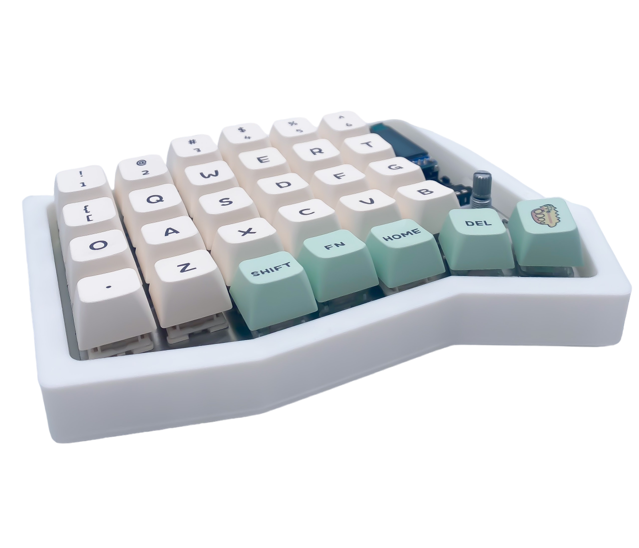 white keyboard